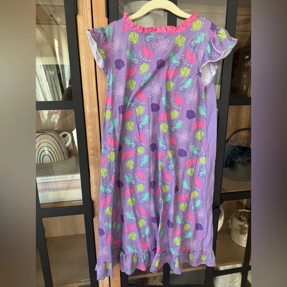 Vintage Disney Store Ariel dress Little Mermaid nightgown girls ruffle princess